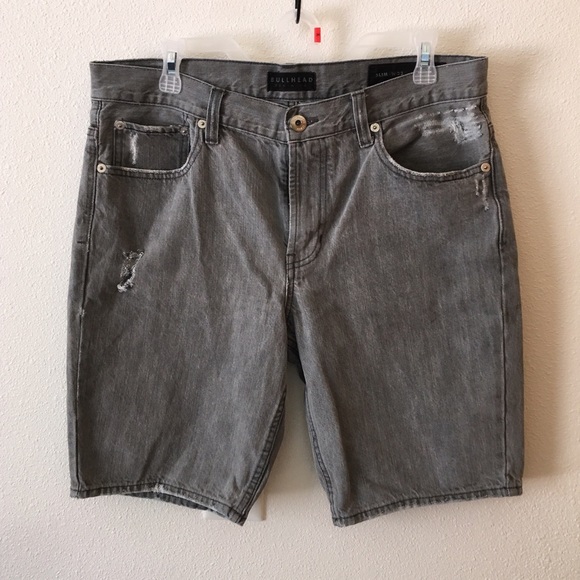 ❗️SOLD OUT❗️Men’s Black Denim Shorts - Picture 1 of 8